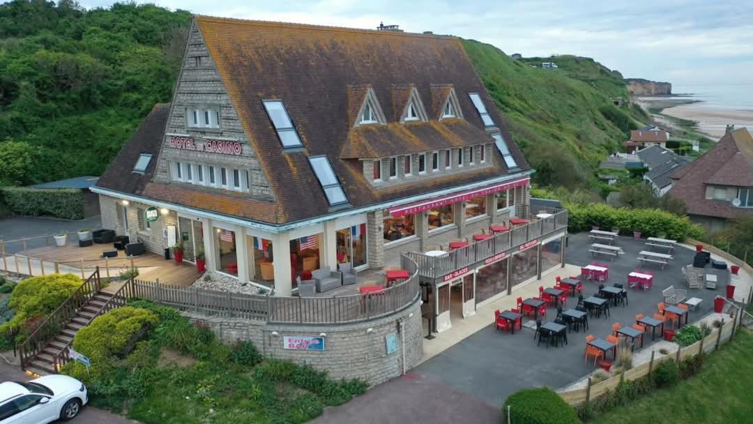 Logis Hotel Du Casino Restaurant Le Mathelia В'єрвіль-сюр-Мер Екстер'єр фото