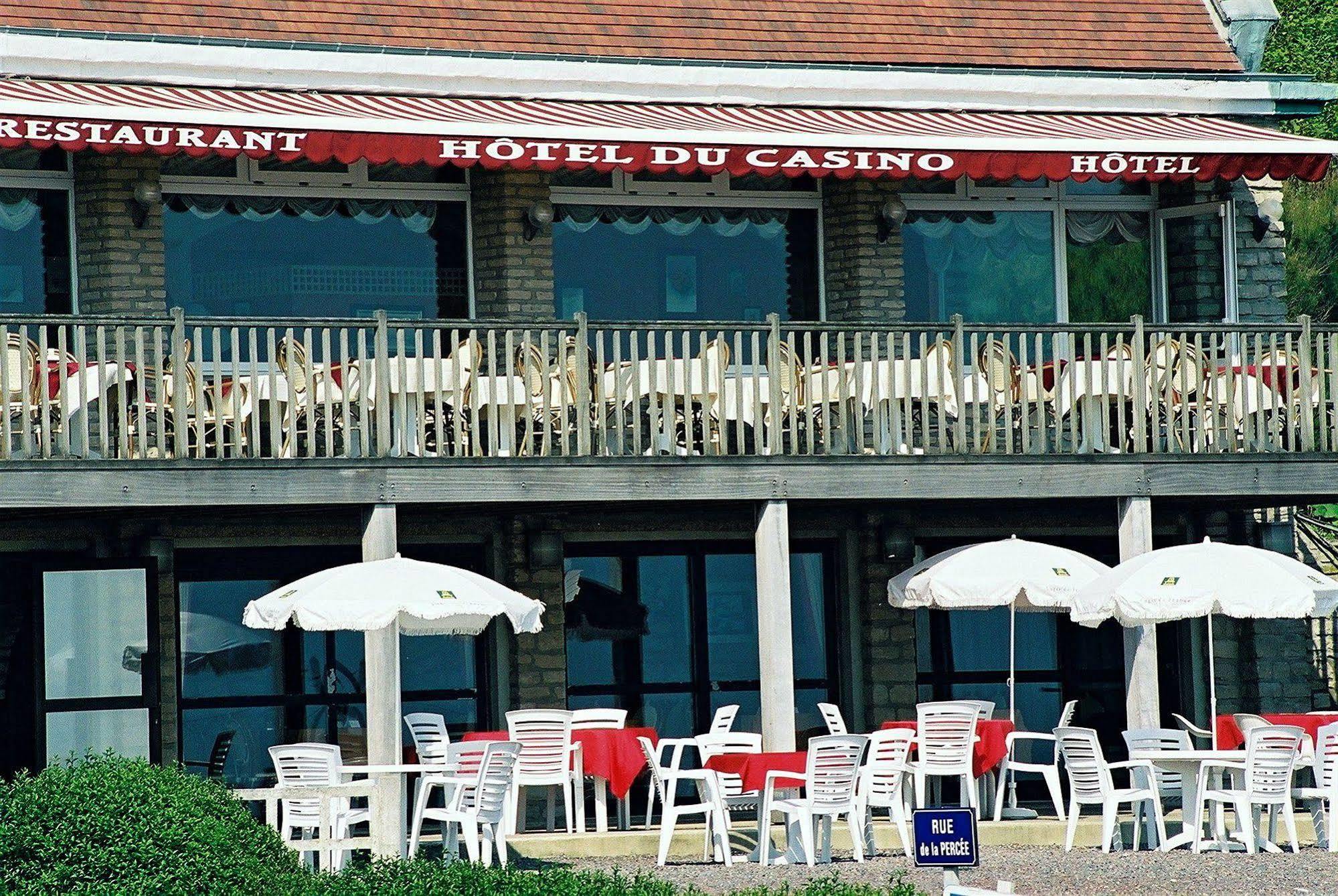 Logis Hotel Du Casino Restaurant Le Mathelia В'єрвіль-сюр-Мер Екстер'єр фото